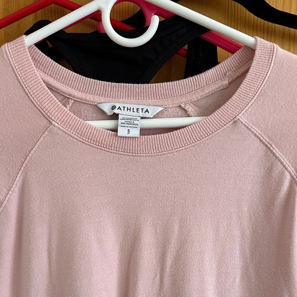 Athleta Pink Sweatshirt